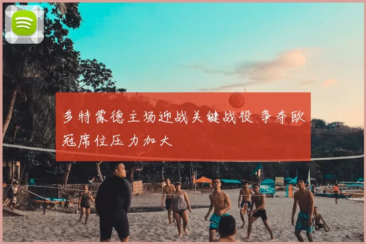 多特蒙德主场迎战关键战役 争夺欧冠席位压力加大